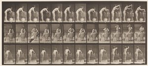 Plate 432. Washing Clothes at Tub by Eadweard Muybridge