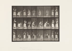 Plate 516. Miscellaneous Movements with a Water Jar by Eadweard Muybridge