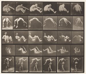 Plate 522. Jumping; Handspring; Somersault by Eadweard Muybridge