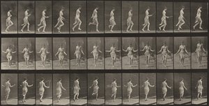 Plate Number 174. Running and Jumping with Skipping Rope by Eadweard Muybridge