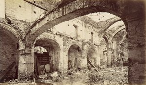 Ruins of the Church of San Domingo, Panama by Eadweard Muybridge