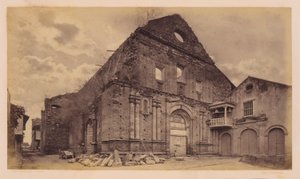 Ruins of the Church of San Domingo, Panama by Eadweard Muybridge