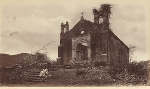 Ruins of the Church of San Miguel, Panama by Eadweard Muybridge