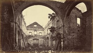 Ruins of the Church of Santo Domingo-Panama by Eadweard Muybridge