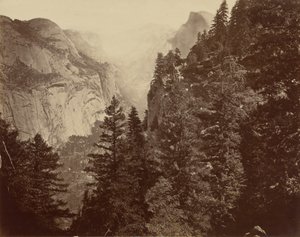 Tenaya Canyon from Union Point, Valley of the Yosemite by Eadweard Muybridge