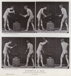 The Human Figure in Motion: Blacksmiths at Work by Eadweard Muybridge