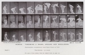 The Human Figure in Motion: Woman, throwing a shawl around her shoulders