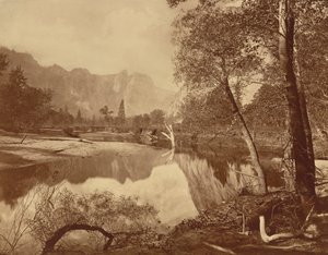 Valley of the Yosemite from Mosquito Camp, No. 22 by Eadweard Muybridge