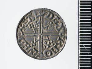 Penny of Æthelred II, London mint, 978 (reverse) by Ealdgar Ealdgar