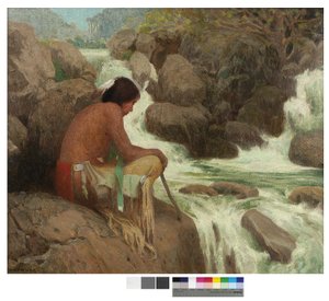 Hondo Falls by Eanger Irving Couse