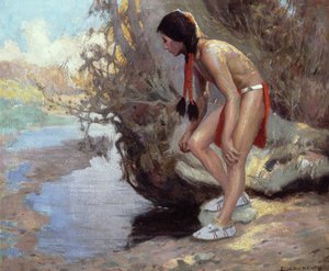 In Ambush, 1915-16 by Eanger Irving Couse