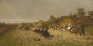 Husking Bee, Island of Nantucket by Eastman Johnson