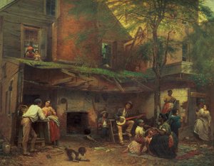Old Kentucky Home Life in the South by Eastman Johnson