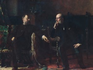 The Funding Bill by Eastman Johnson