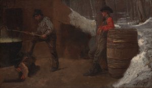 The Sugar Camp by Eastman Johnson