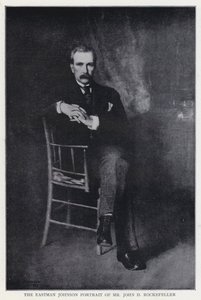 Portrait of Mr. John D. Rockefeller by Eastman after Johnson