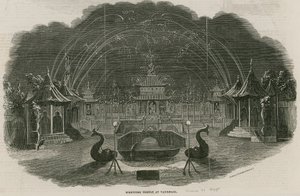 Fireworks Temple at Royal Vauxhall Gardens, London