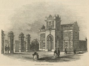 Victoria Park - the Lodge by Ebenezer Landells