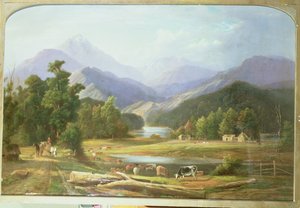 New Zealand Landscape, 1872
