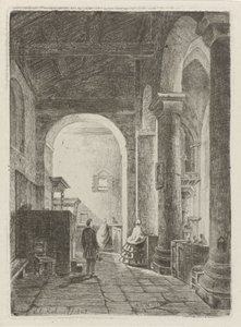 Interior of a Church by Eberhard Cornelis Rahms