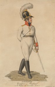 Portrait of Grand Duke Constantine Pavlovich of Russia, 1807