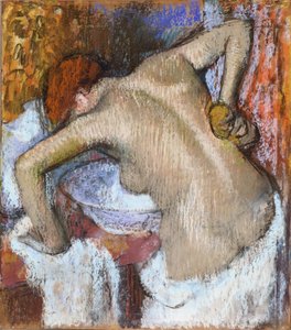 Woman Sponging Her Back by Edgar Degas