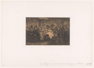 Mary of Burgundy Laid Out in Bruges by Edgar Alfred Baes