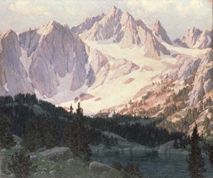 Lake in the High Sierra by Edgar Alwin Payne