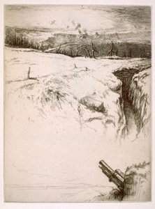Northern France: Abandoned Trenches After World War One by Edgar Chahine