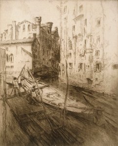 The Jewish Ghetto in Venice, 1906 by Edgar Chahine