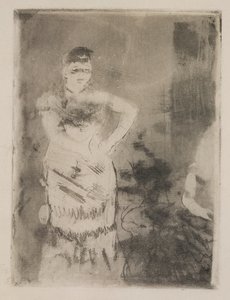 A Singer by Edgar Degas