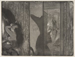 Actresses in Their Dressing Rooms by Edgar Degas