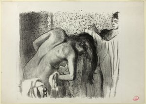 After the Bath (large version) by Edgar Degas