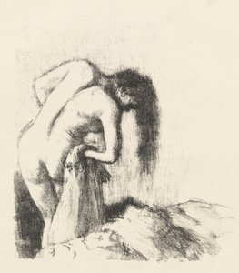After the Bath by Edgar Degas