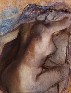 After the Bath, Woman Drying Herself