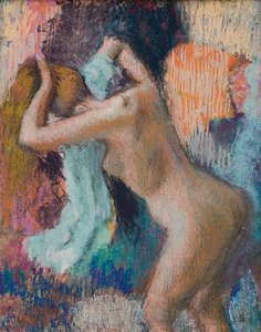 After the Bath, Woman Drying Herself