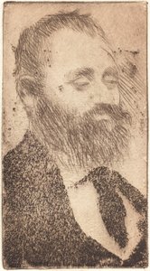 Alphonse Hirsch by Edgar Degas