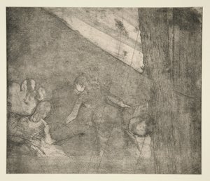 At the Ambassadeurs by Edgar Degas