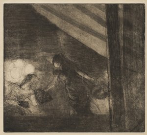 At the Café des Ambassadeurs by Edgar Degas