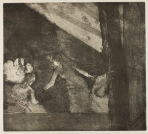 At the Café des Ambassadeurs by Edgar Degas