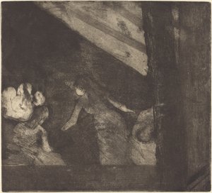 At the Cafe des Ambassadeurs by Edgar Degas