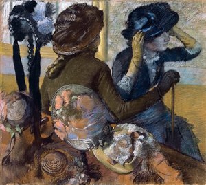 At the Milliners, 1882 by Edgar Degas