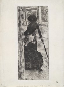 At the Louvre: La Peinture (Mary Cassatt)