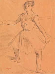 Ballerina Standing at a Bar