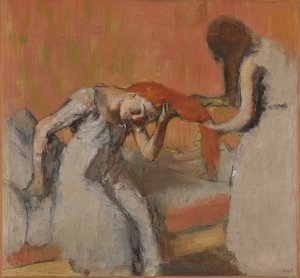 Combing (La coiffure). 1892-95 by Edgar Degas