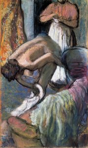 Breakfast After the Bath by Edgar Degas