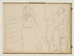 Brothel Scene by Edgar Degas