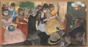 Cafe-Concert (Cabaret) by Edgar Degas