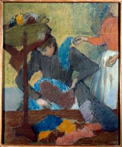 Chez la Modiste by Edgar Degas