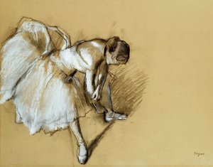 Dancer Adjusting her Shoe, c.1890